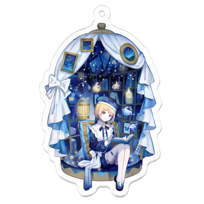 アクリルキーホルダー - 70 x 70 (mm)