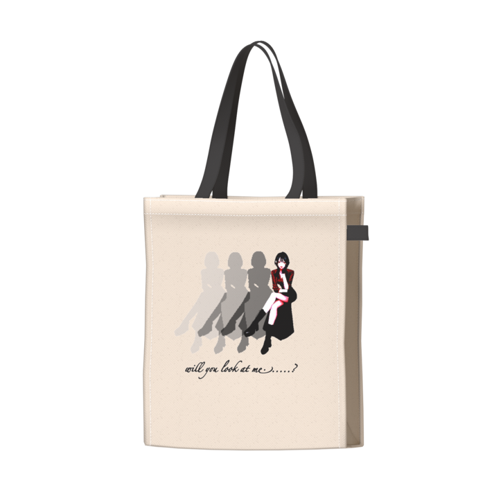 ツートンカラーバッグ - ブラック - W34 × H41 × D14cm