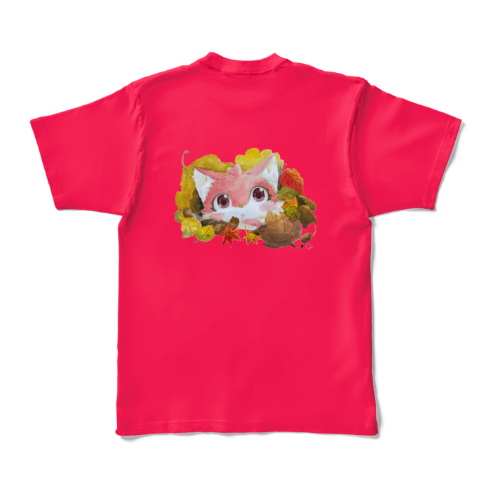 カラーTシャツ - XL - ホットピンク (濃色)(1)
