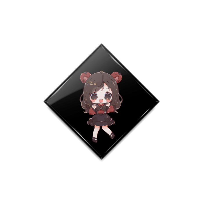 缶バッジ - ひし形40mm