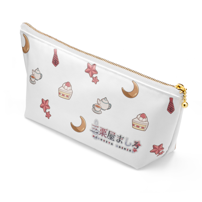 ポーチ - 長さ21.5cm / 高さ10cm - ホワイト(1)