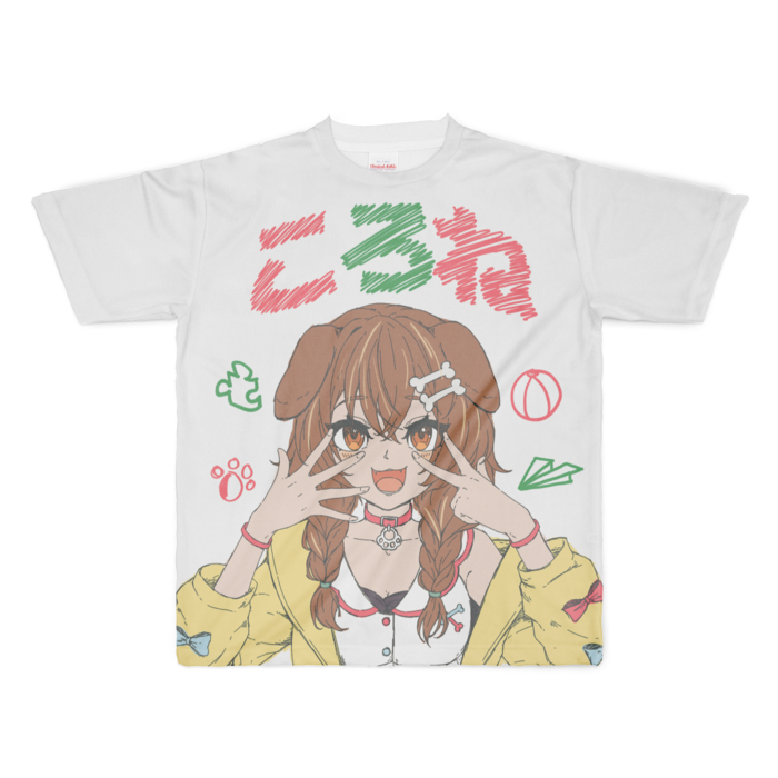 フルグラフィックTシャツ - XL - 正面印刷のみ