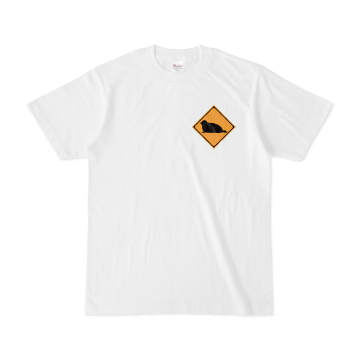 胸元ワンポイント/Tシャツ - S - 白(1)