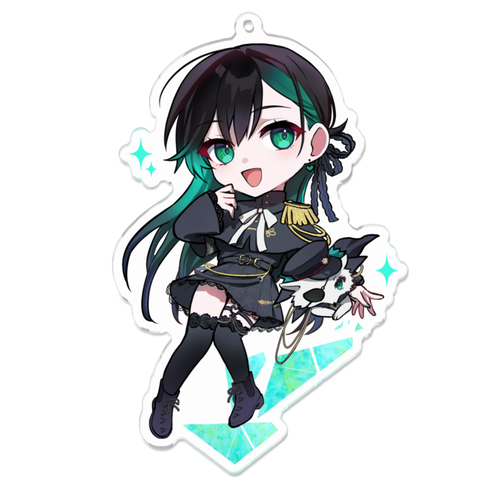 アクリルキーホルダー - 100 x 100 (mm)