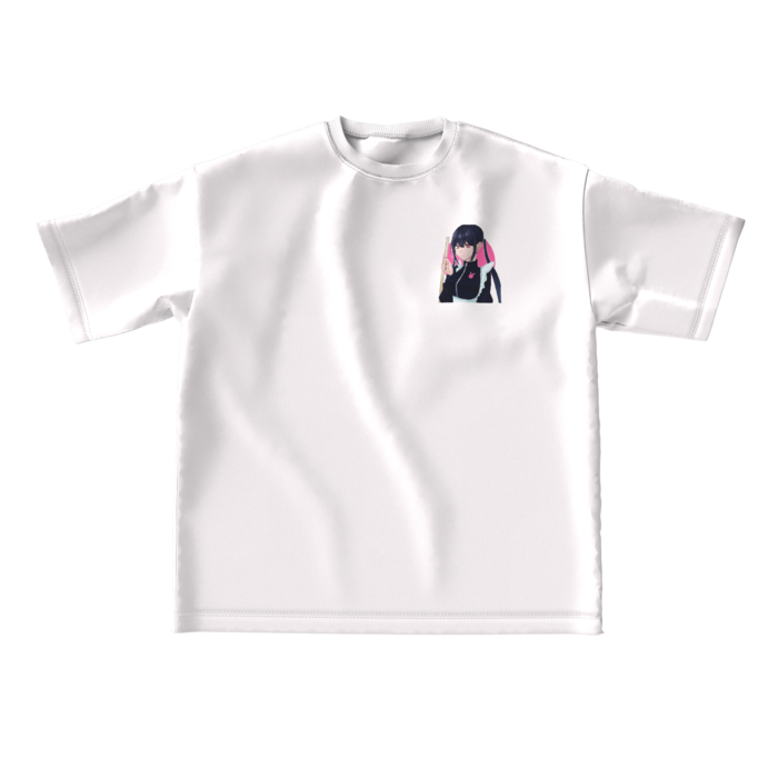 ビッグシルエットTシャツ - L - 両面