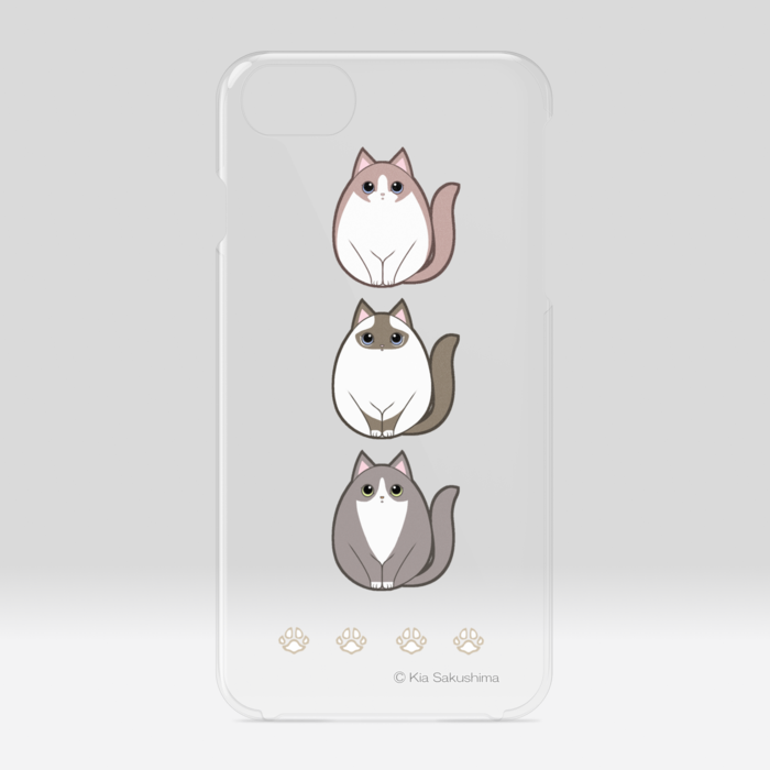 モフころねこクリアiPhoneケース - iPhone 6 / 7 / 8 / SE2