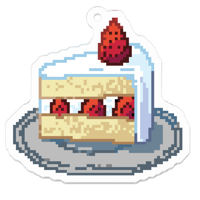 アクリルキーホルダー - 50 x 50 (mm)