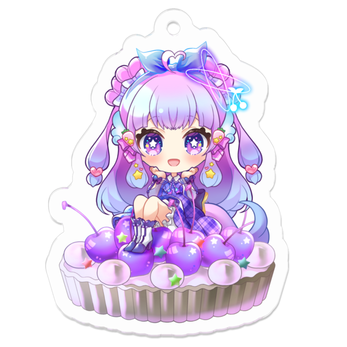 アクリルキーホルダー - 50 x 50 (mm)