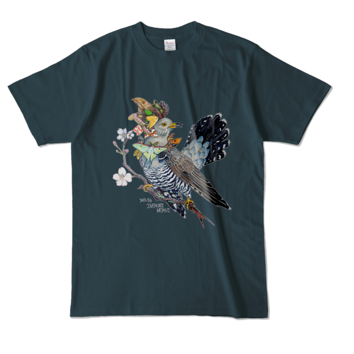 Tシャツ - L - デニム (濃色)
