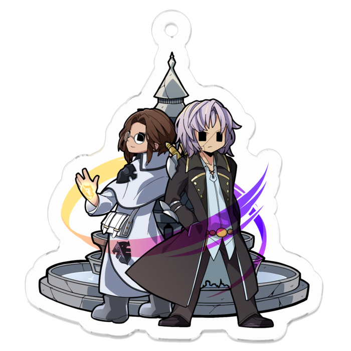 アクリルキーホルダー - 50 x 50 (mm)
