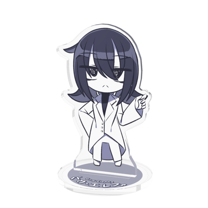 ミニエレファ アクリルスタンド - 70x70mm