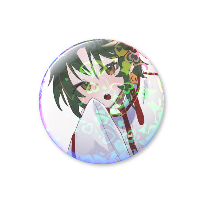 ぴょっこり＿ホログラム缶バッジ - 56mm