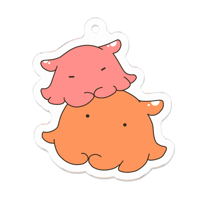 アクリルキーホルダー - 50 x 50 (mm)