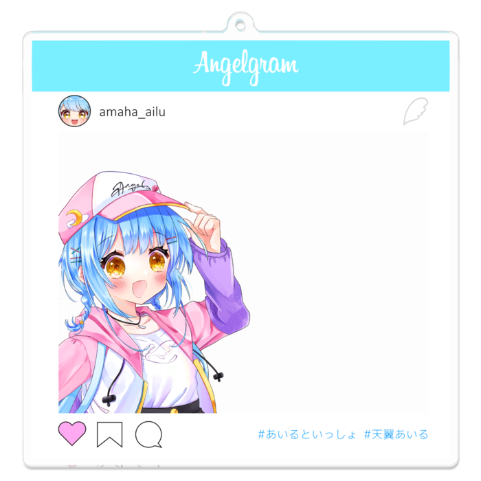 アクリルキーホルダー - 100 x 100 (mm)