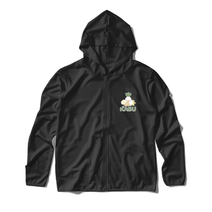 ジップパーカー - M - ブラック