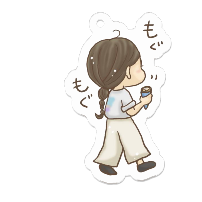 アクリルキーホルダー - 50 x 50 (mm)