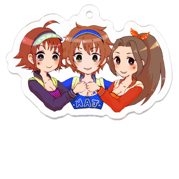 アクリルキーホルダー - 50 x 50 (mm)