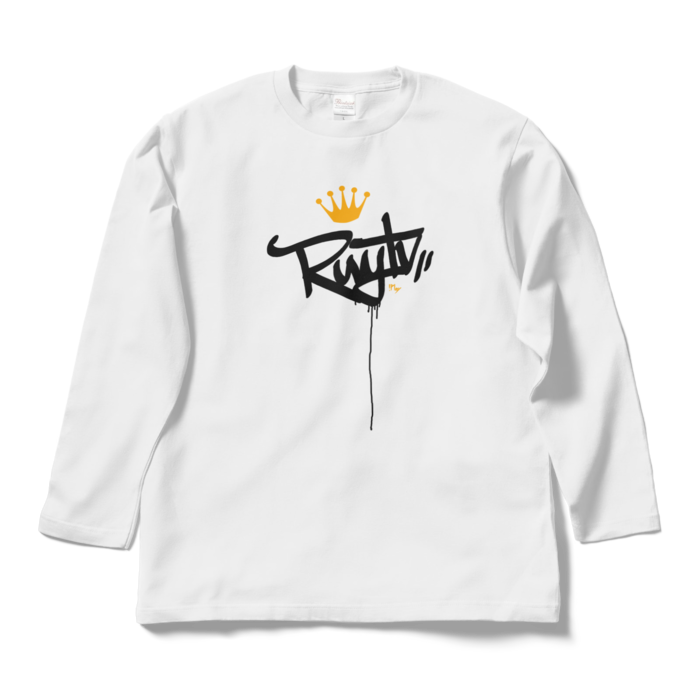 ロングスリーブTシャツ - L - ホワイト(黄!PLAY)