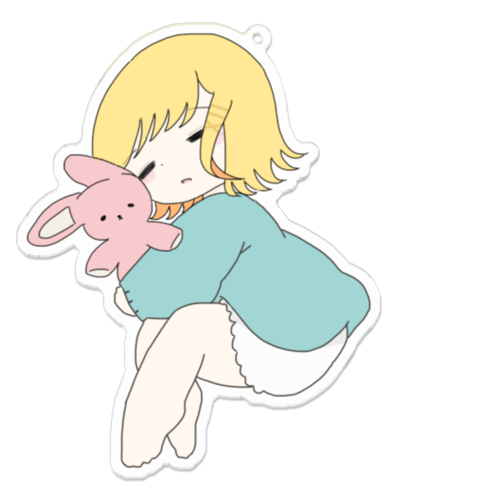 アクリルキーホルダー - 100 x 100 (mm)