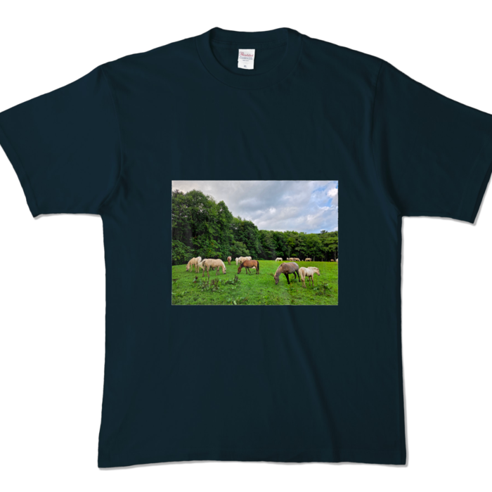 カラーTシャツ - XL - ネイビー (濃色)