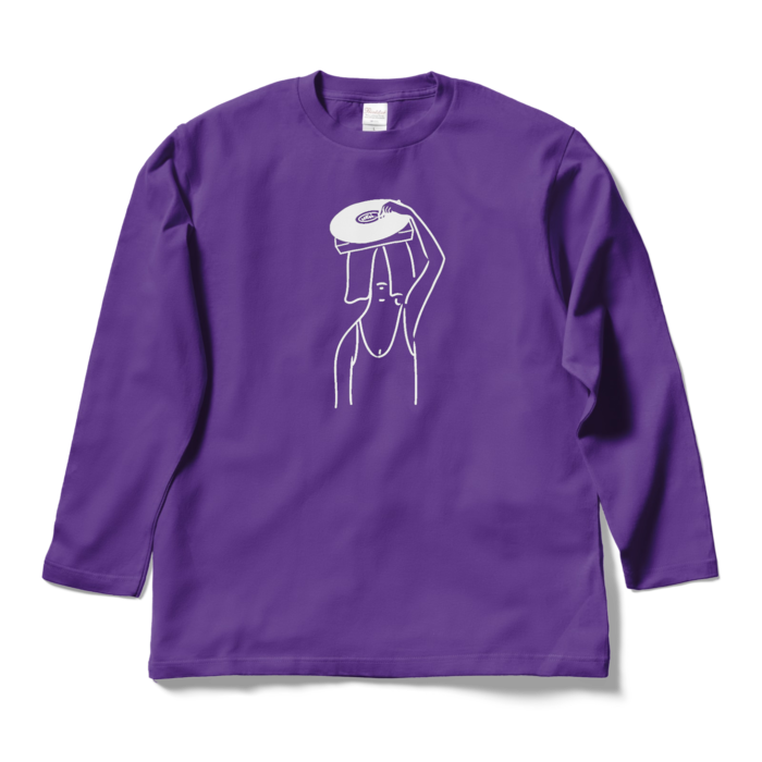 ロングスリーブTシャツ - L - パープル