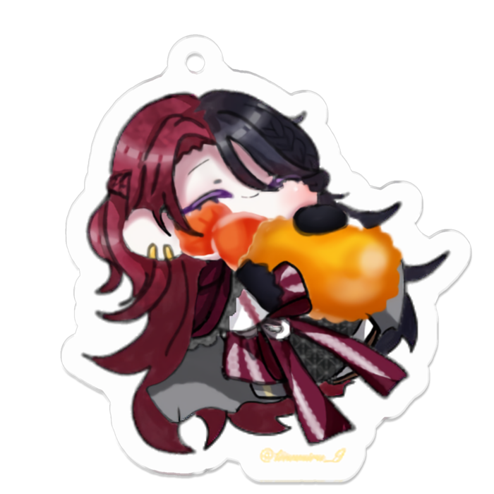 アクリルキーホルダー（コーティング） - 50 x 50 (mm)