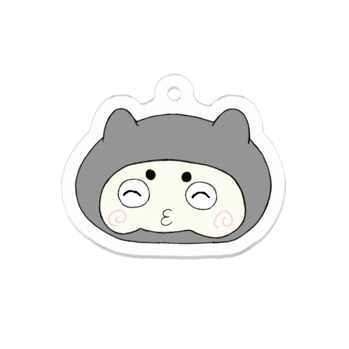 アクリルキーホルダー - 50 x 50 (mm)
