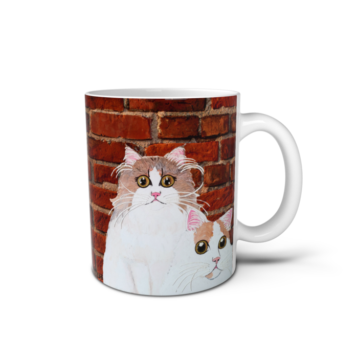 マグカップ - 直径 8 cm / 高さ 9.5 cm-レンガ