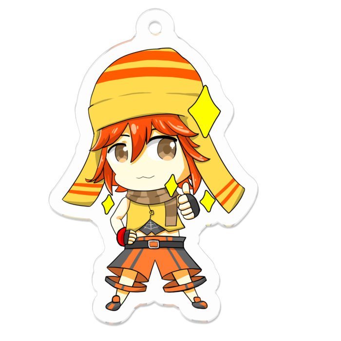 アクリルキーホルダー - 50 x 50 (mm)