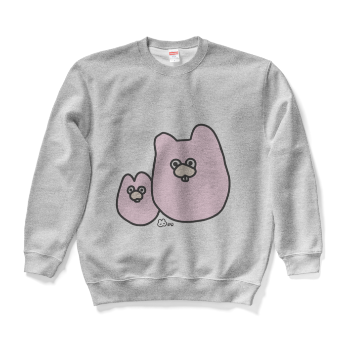 ぴんくげっし L - グレー