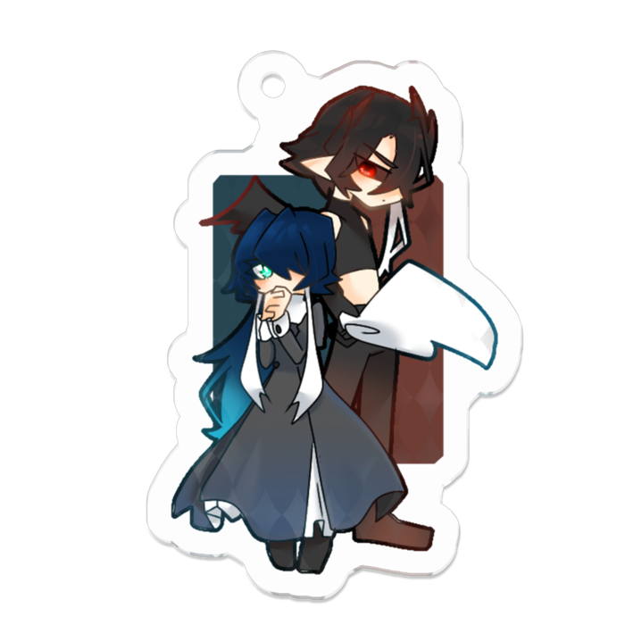 アクリルキーホルダー - 50 x 50 (mm)