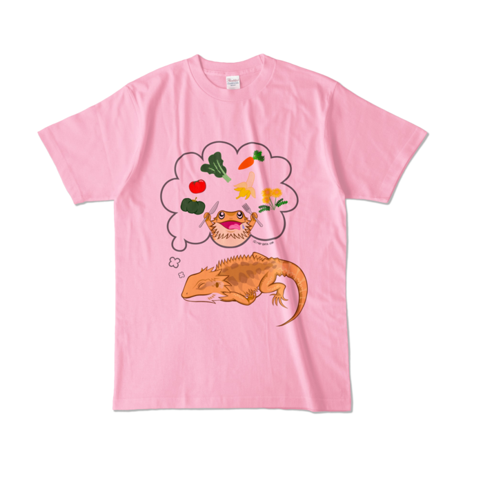 カラーTシャツ - L - ピーチ (淡色)