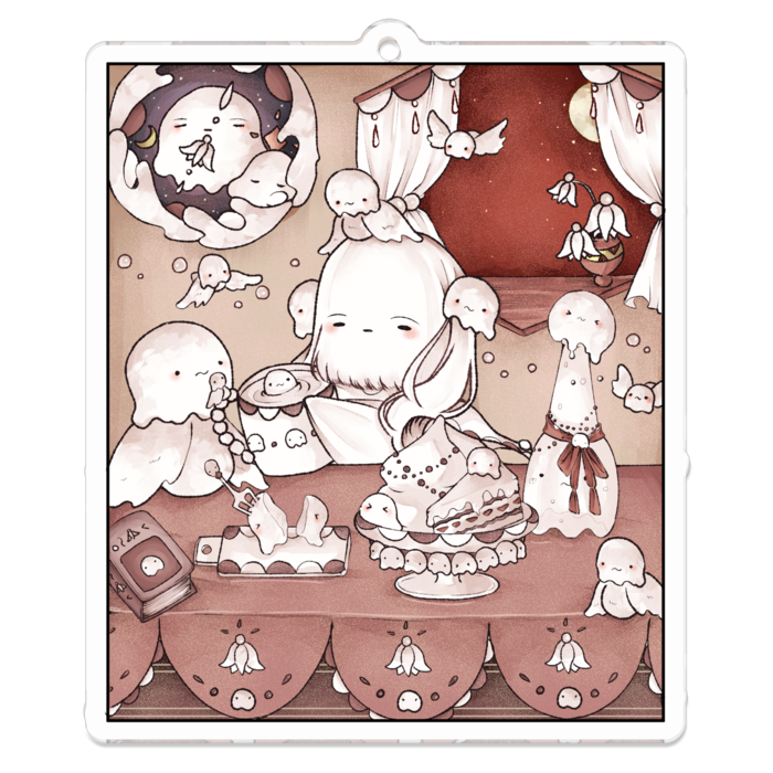 アクリルキーホルダー - 70 x 70 (mm)