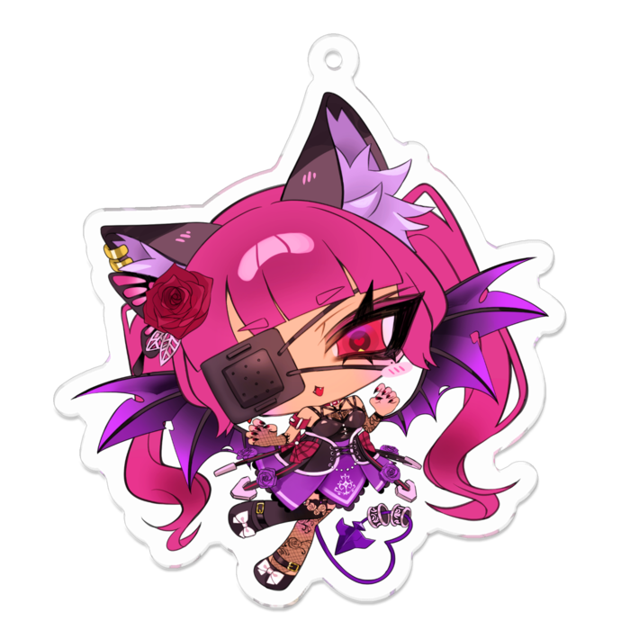 アクリルキーホルダー - 70 x 70 (mm)