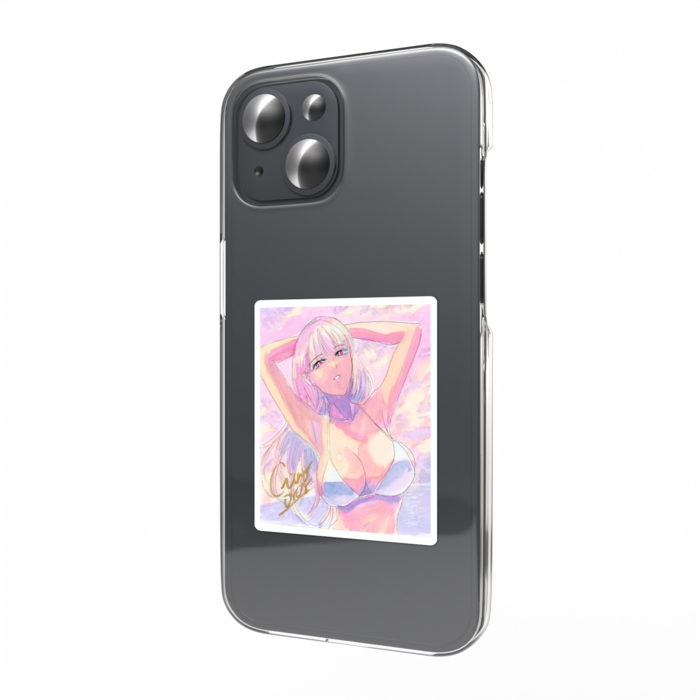 スマホステッカー サンセットビーチ02