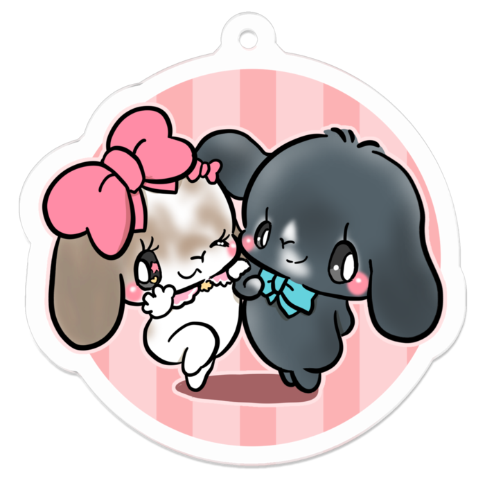 アクリルキーホルダー - 50 x 50 (mm)