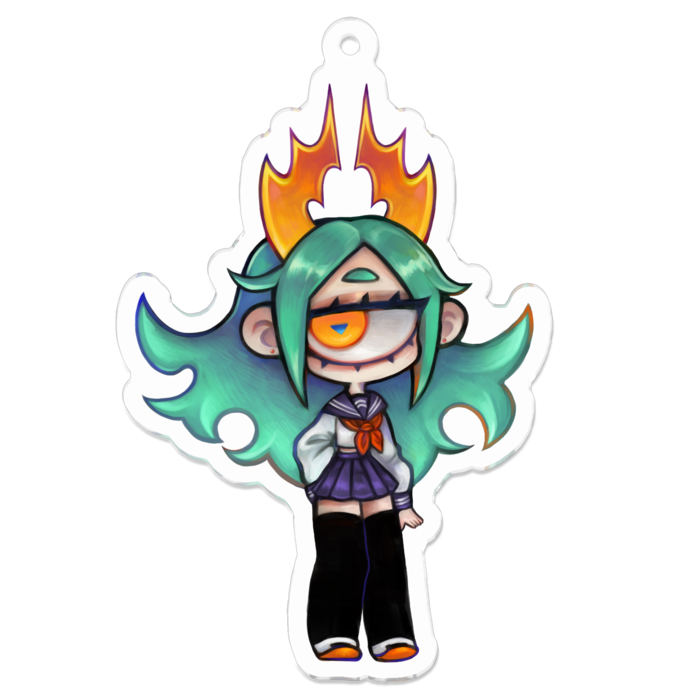 アクリルキーホルダー - 70 x 70 (mm)