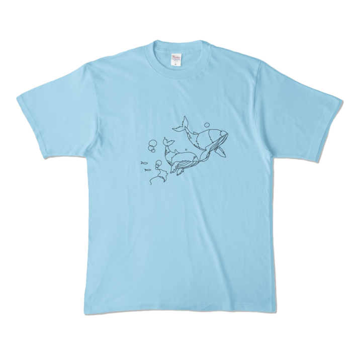 カラーTシャツ - XL - ライトブルー （淡色）