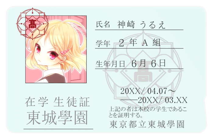 ICカードステッカー - 約85.7x53.9(mm)