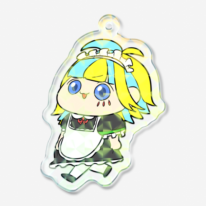 ホログラムアクリルキーホルダー - 50 × 50mm