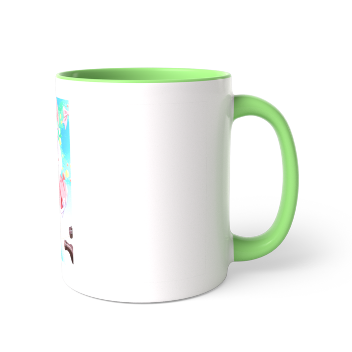 ツートンカラーマグカップ - 直径 8.2cm / 高さ 9.5cm