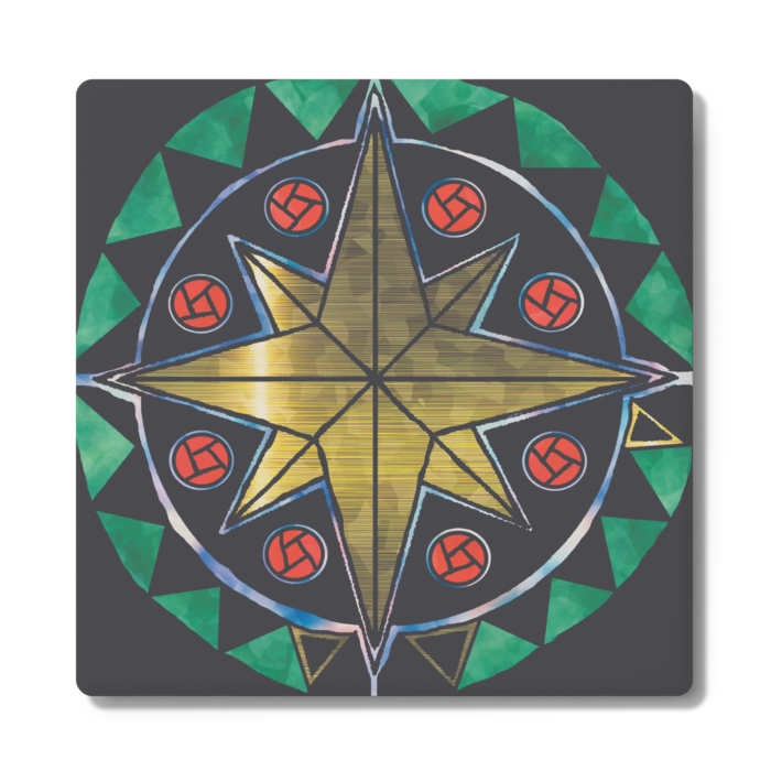 コースター - 角形(2023Xmas-Jewel)