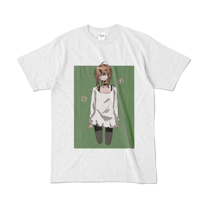 カラーTシャツ - L - アッシュ (淡色)