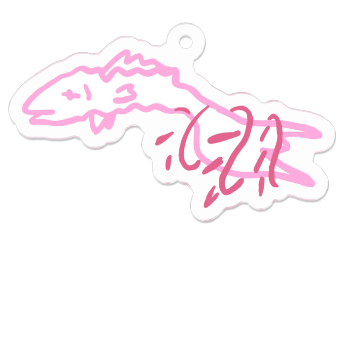 アクリルキーホルダー - 50 x 50 (mm)