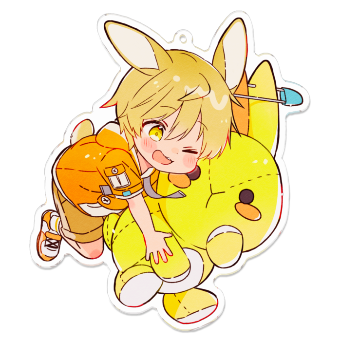 アクリルキーホルダー - 100 x 100 (mm)