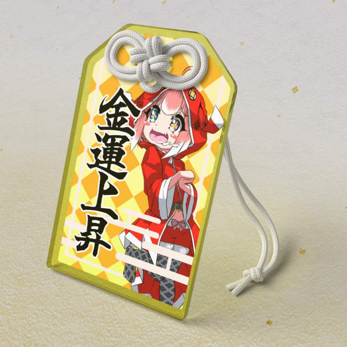 アクリルお守り - 50 × 80mm