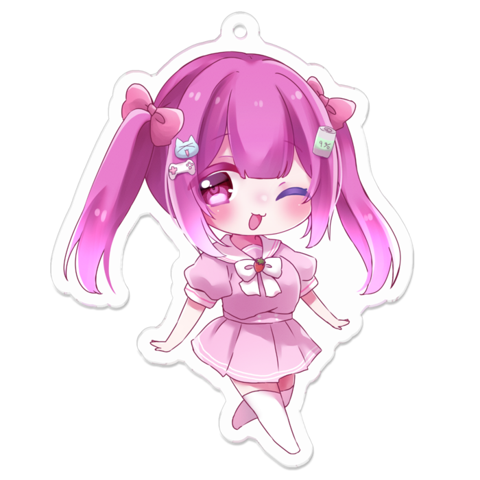 アクリルキーホルダー - 70 x 70 (mm)