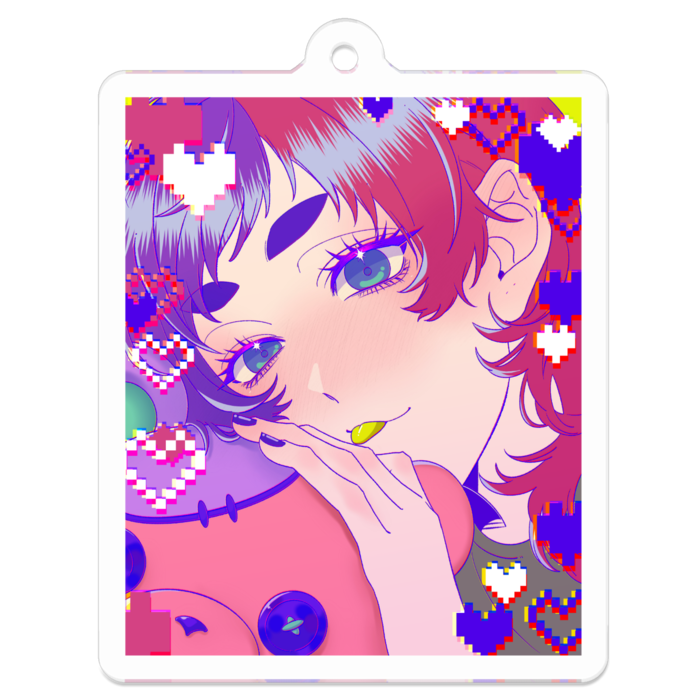 アクリルキーホルダー - 50 x 50 (mm)