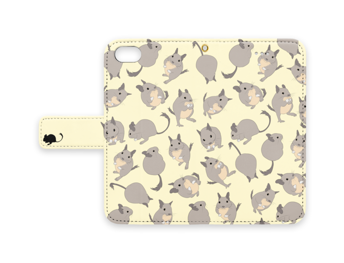 手帳型iPhoneケース - iPhone7 - クリーム