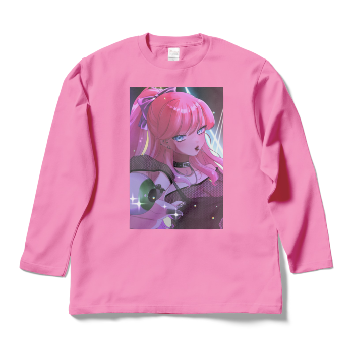 ロングスリーブTシャツ - L - ピンク